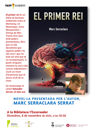 Presentació de la novel·la El primer rei, amb l'autor, Marc Serraclara | 