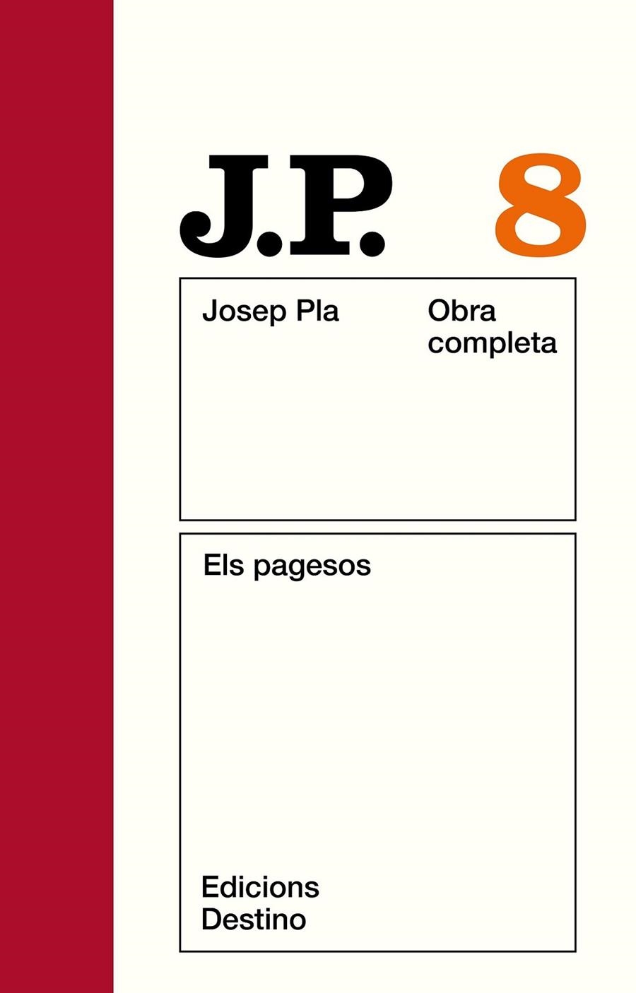 PLA O.C. 8 : ELS PAGESOS | 9788423304677 | PLA, JOSEP