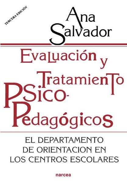 EVALUACION Y TRATAMIENTO PSICOPEDAGOGICOS | 9788427710375 | NARCEA