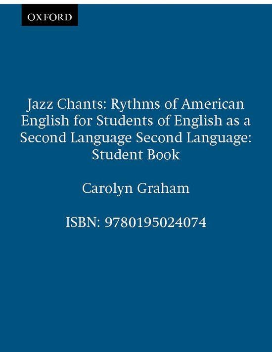 JAZZ CHANTS | 9780195024074 | GRAHAM, CAROLYN