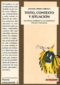 TEXTO,CONTEXTO Y SITUACION | 9788480630580 | MANUEL CEREZO ARRIAZA