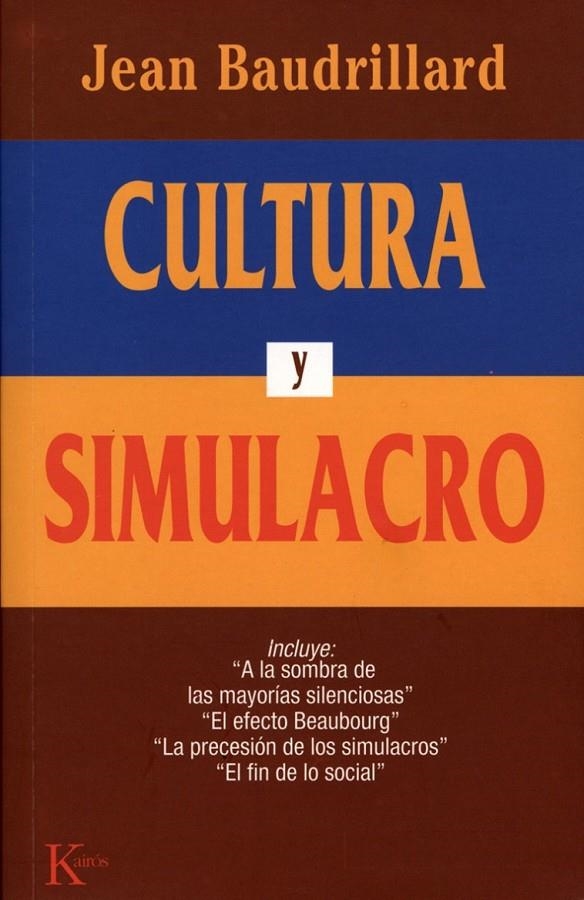 CULTURA Y SIMULACRO | 9788472452985 | BRAUDILLARD, JEAN