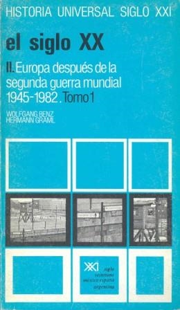 SIGLO XX.II EUROPA(1945-1982)T1 | 9788432305726 | BENZ-GRAMI