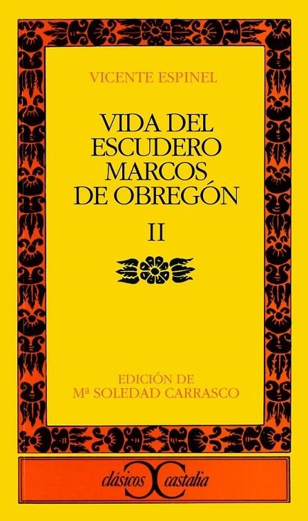 VIDA DEL ESCUDERO MARCOS DE OBREGON. (T.2) | 9788470393563 | ESPINEL, VICENTE