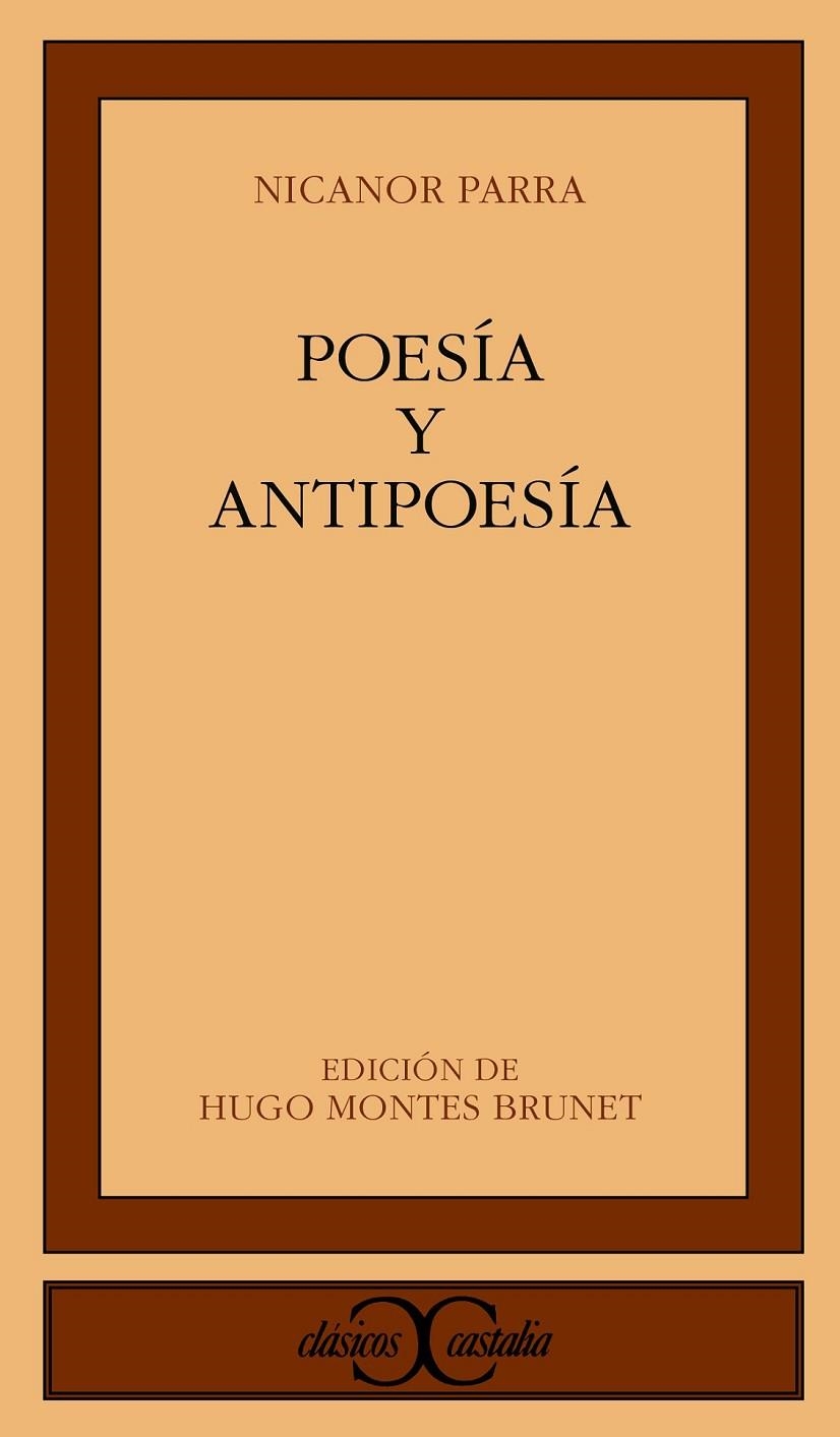 POESIA Y ANTIPOESIA | 9788470396908 | PARRA, NICANOR