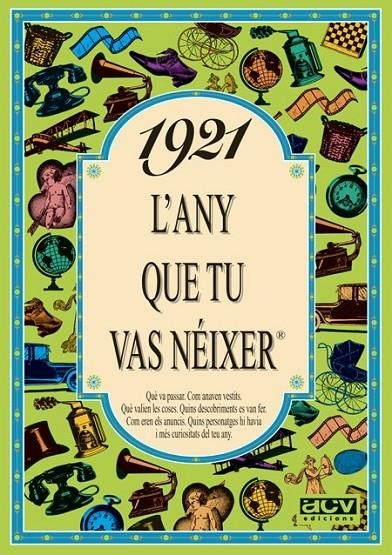 1921 : L'ANY QUE TU VAS NEIXER | 9788488907066 | COLLADO BASCOMPTE, ROSA