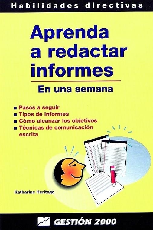 APRENDA A REDACTAR INFORMES EN UNA SEMANA | 9788480886581 | HERITAGE, KATHERINE