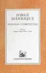 POESIAS COMPLETAS | 9788423919529 | MANRIQUE, JORGE