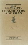 FRAGMENTOS A SU IMAN | 9788426427311 | LEZAMA LIMA, JOSÉ