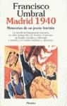 MADRID 1940.MEMORIAS DE UN JOVEN FASCISTA | 9788408010371 | FRANCISCO UMBRAL