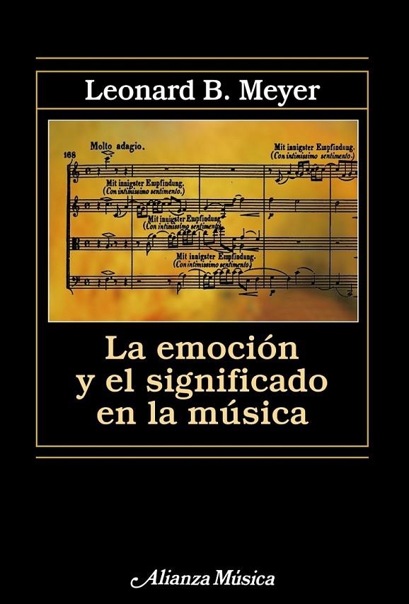 EMOCION Y SIGNIFICADO EN LA MUSICA | 9788420671475 | MEYER, LEONARD