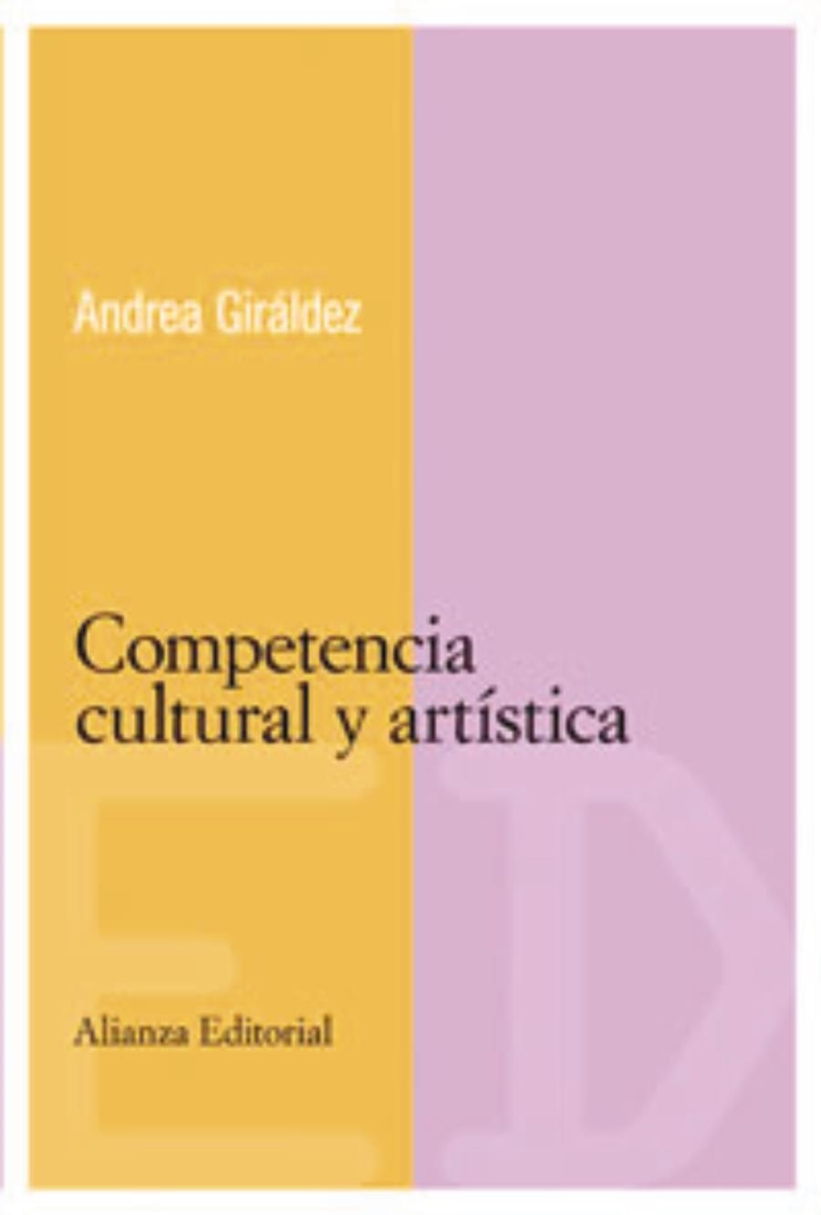 COMPETENCIA CULTURAL Y ARTISTICA | 9788420684079 | GIRALDEZ HAYES, ANDREA