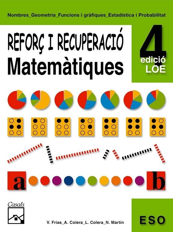 MATEMATIQUES, REPASSA I APROVA, 4 ESO. REFORÇ | 9788421833339 | FRIAS RUIZ, VICENTA  [ET. AL.]