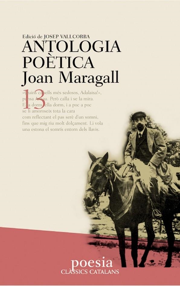 ANTOLOGIA POETICA | 9788482875675 | MARAGALL, JOAN