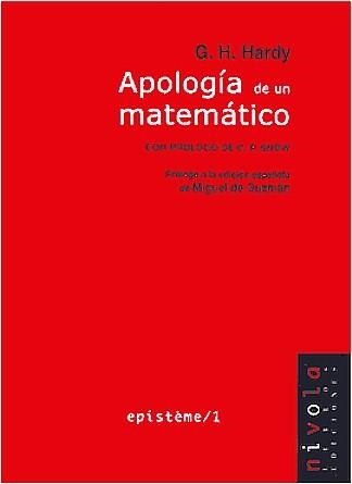 APOLOGIA DE UN MATEMATICO | 9788493071905 | HARDY, G.H,