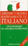 APRENDE Y MEJORA RAPIDAMENTE TU ITALIANO | 9788431521622 | RISSO, SILVIA