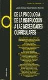 PSICOLOGIA DE LA INSTRUCCION A LAS NECESIDADES CURRICULARES | 9788428109765 | GARCIA-SANCHEZ, JESUS NICASIO