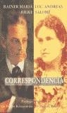 CORRESPONDENCIA | 9788476518915 | MARIA RILKE, RAINER; SALOME, LOU ANDREAS