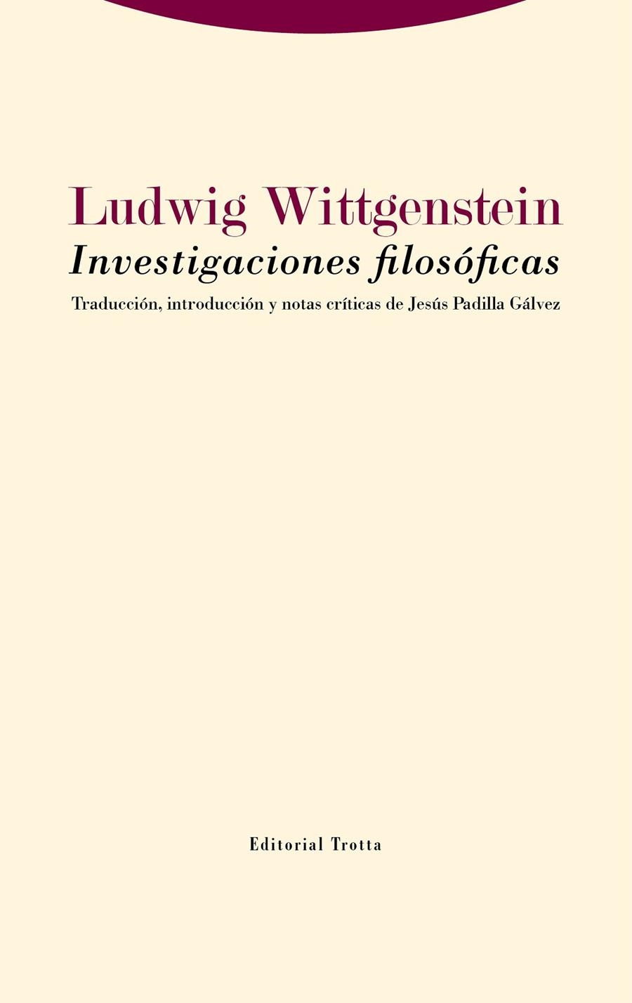 INVESTIGACIONES FILOSÓFICAS | 9788413640204 | WITTGENSTEIN, LUDWIG