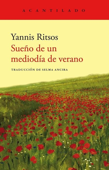 SUEÑO DE UN MEDIODÍA DE VERANO | 9788419036797 | RITSOS, YANNIS