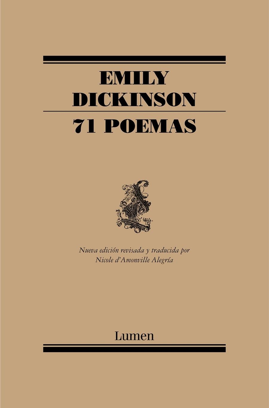 71 POEMAS (NUEVA EDICIÓN REVISADA) | 9788426426956 | DICKINSON, EMILY