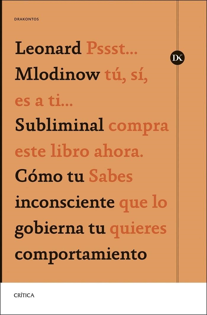 SUBLIMINAL | 9788491996880 | MLODINOW, LEONARD