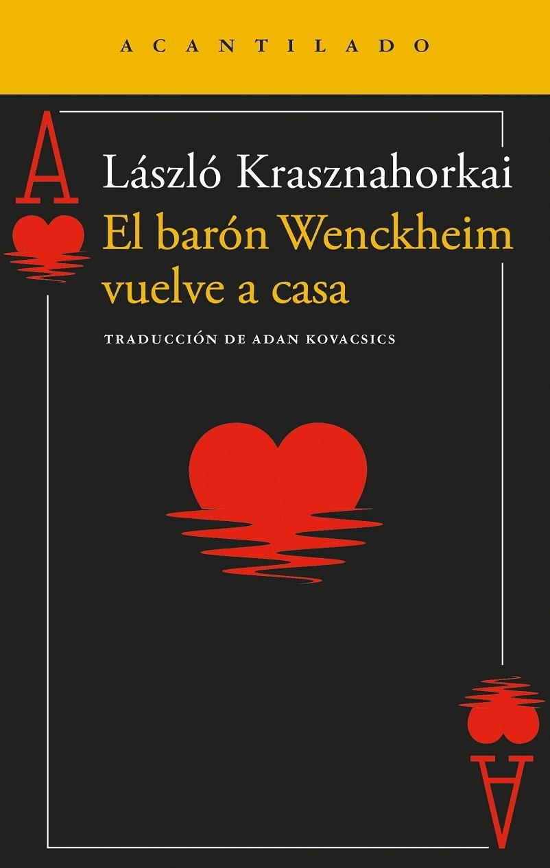 BARÓN WENCKHEIM VUELVE A CASA | 9788419958204 | KRASZNAHORKAI, LÁSZLÓ