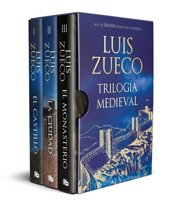 TRILOGÍA MEDIEVAL (ESTUCHE CON: EL CASTILLO |  EL MONASTERIO | LA CIUDAD) | 9788413149844 | ZUECO, LUIS