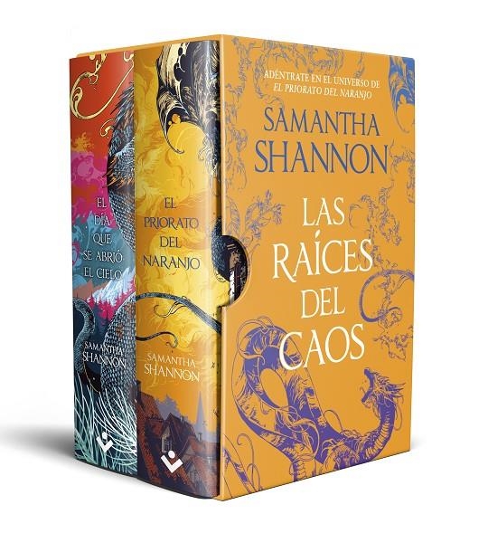 RAÍCES DEL CAOS (ESTUCHE CON: EL DÍA QUE SE ABRIÓ EL CIELO | EL PRIORATO DEL | 9788419498601 | SHANNON, SAMANTHA