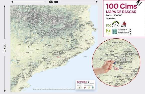 100 CIMS - MAPA DE RASCAR | 9788470111419 | ALPINA