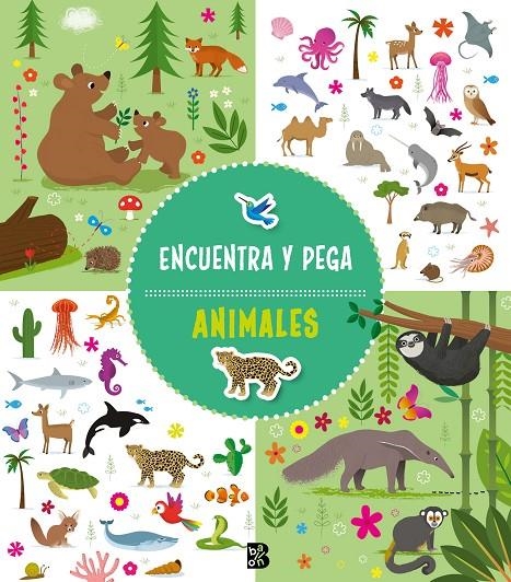 ENCUENTRA Y PEGA - ANIMALES | 9789403239439 | BALLON